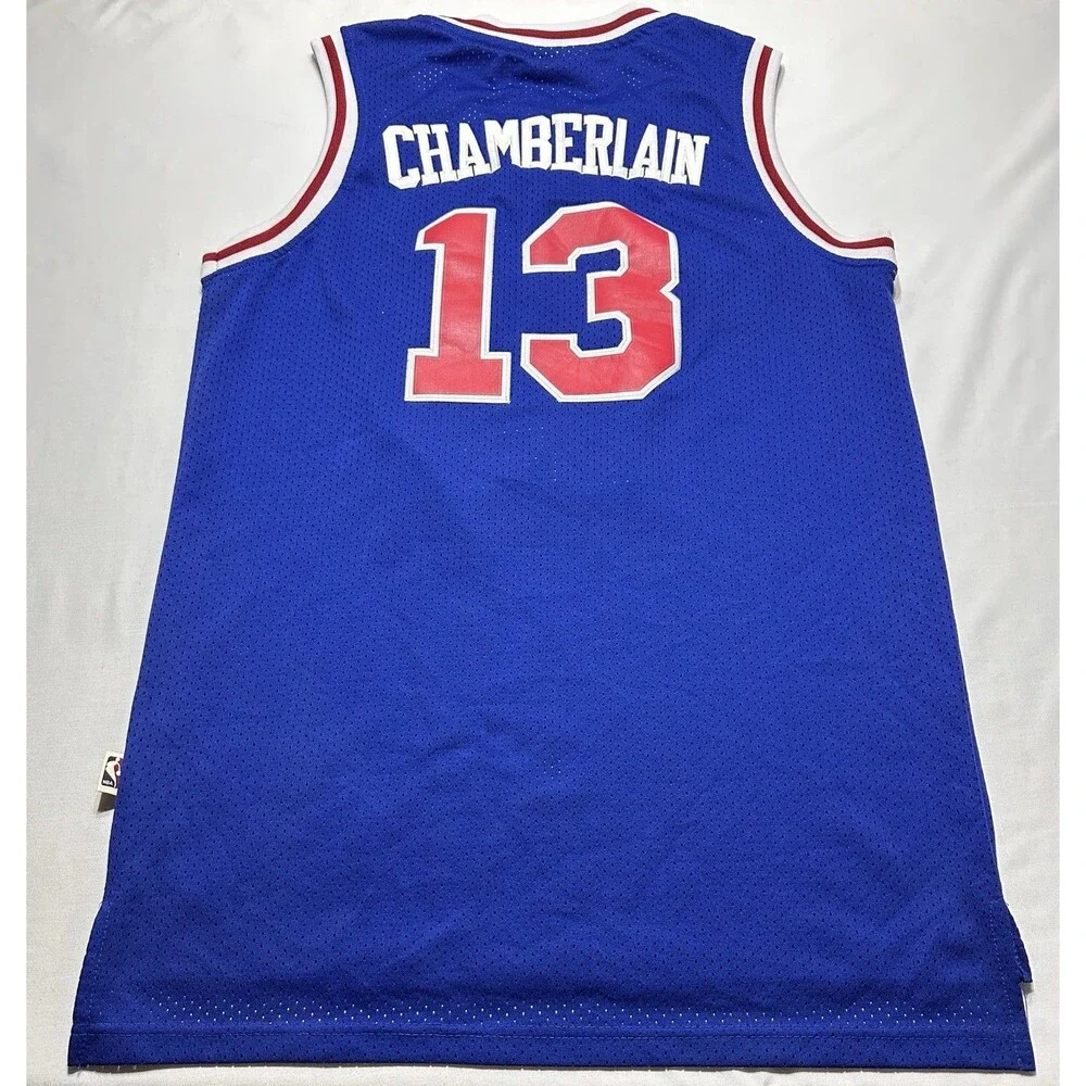 adidas PHILA #13 Blue and Red Basketball Jersey